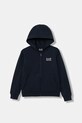 EA7 Emporio Armani bluza bawełniana dziecięca nadruk granatowy 7B000064.AF10380