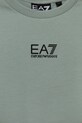 Хлопчик Дитяча бавовняна кофта EA7 Emporio Armani 7B000025.AF10380 зелений