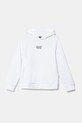Детская хлопковая кофта EA7 Emporio Armani хлопок белый 7B000024.AF10380