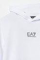 Хлопчик Дитяча бавовняна кофта EA7 Emporio Armani 7B000024.AF10380 білий