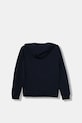 Detská bavlnená mikina EA7 Emporio Armani 7B000024.AF10380 tmavomodrá AW25
