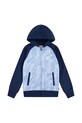 Levi's bluza dziecięca TROMPE LOEIL DENIM HOODIE z kapturem granatowy 8EM394