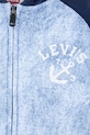 Levi's bluza dziecięca TROMPE LOEIL DENIM HOODIE granatowy 8EM394