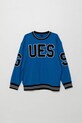 Guess bluza bawełniana dziecięca aplikacja niebieski L5GQ04.KA6R4.PPYA