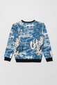 Guess hanorac de bumbac pentru copii L5GQ05.KA6R4.PPYA albastru SS25