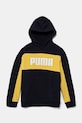Puma bluza copii ESS BLOCK Hoodie TR print bleumarin 685819