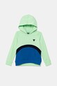 Guess bluza bawełniana dziecięca z kapturem zielony N5GQ02.KA6R4.PPYA