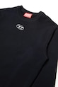 Αγορίστικα Παιδική βαμβακερή μπλούζα Diesel SMACSISOD OVER SWEAT-SHIRT J02024 μαύρο