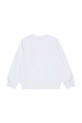 Diesel hanorac de bumbac pentru copii SGINNL8 OVER SWEAT-SHIRT J02040 alb SS25