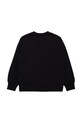 Дитяча бавовняна кофта Diesel SGINNL8 OVER SWEAT-SHIRT J02040 чорний SS25