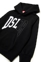 Хлопчик Дитяча бавовняна кофта Diesel SBOXTHOOD OVER SWEAT-SHIRT J02226 чорний