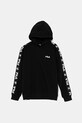 Дитяча кофта Fila IDSTEDT з капюшоном чорний FAT0675