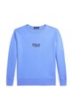 Polo Ralph Lauren bluza bawełniana dziecięca nadruk niebieski 323958154003
