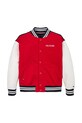 Dětská mikina Tommy Hilfiger KB0KB09572.128.176.PPYA červená SS25