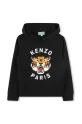 Παιδική βαμβακερή μπλούζα Kenzo Kids εκτύπωση μπλε K61124.114.150