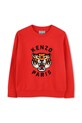 Детски памучен суичър Kenzo Kids памук червен K61126.162