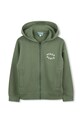 Kenzo Kids hanorac de bumbac pentru copii uni verde K61190.162