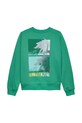 Băieți Calvin Klein Jeans hanorac de bumbac pentru copii IB0IB02462.128.176.PPYA verde