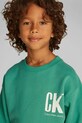 Calvin Klein Jeans bluza bawełniana dziecięca IB0IB02462.128.176.PPYA zielony