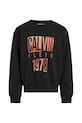 Calvin Klein Jeans gyerek melegítőfelső pamutból IB0IB02463.PPYA fekete SS25