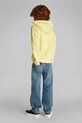 Dětská bavlněná mikina Calvin Klein Jeans žlutá IB0IB02469.128.176.PPYA