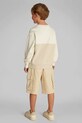 Дитяча бавовняна кофта Calvin Klein Jeans бежевий IB0IB02470.104.116.PPYA