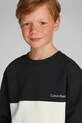Detská bavlnená mikina Calvin Klein Jeans IB0IB02470.104.116.PPYA čierna