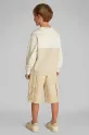 Calvin Klein Jeans felpa in cotone bambino/a beige IB0IB02470.128.176.PPYA