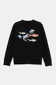 Vans gyerek melegítőfelső pamutból The Pack Crew VN000MMABLK1 fekete SS25