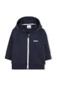 Kojenecká mikina BOSS s kapucí námořnická modř J52095.86.94
