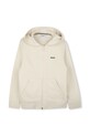 Dječja dukserica BOSS s kapuljačom bež J51958.114.150