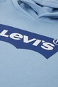 Chłopiec Levi's bluza dziecięca BATWING PULLOVER HOODIE 8EE910 niebieski