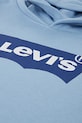 Chłopiec Levi's bluza dziecięca BATWING PULLOVER HOODIE 8EE910 niebieski