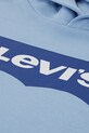 Levi's bluza dziecięca BATWING PULLOVER HOODIE niebieski 9EE910