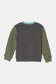 United Colors of Benetton hanorac de bumbac pentru copii 3J70G10HW.P.Seasonal turcoaz SS25