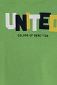 Chlapec Detská bavlnená mikina United Colors of Benetton 3J70G10HW.P.Seasonal zelená