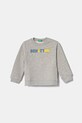 Detská bavlnená mikina United Colors of Benetton bavlna sivá 3J70G10HW.P.Seasonal
