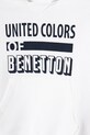 Мальчик Детская хлопковая кофта United Colors of Benetton 3J68G2011.P.Seasonal белый