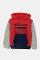 United Colors of Benetton bluza bawełniana dziecięca nadruk czerwony 3J68G2011.P.Seasonal
