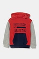 Детская хлопковая кофта United Colors of Benetton с капюшоном красный 3J68G2011.P.Seasonal