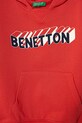 Fiú United Colors of Benetton gyerek melegítőfelső pamutból 3J68G2011.P.Seasonal piros