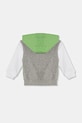 United Colors of Benetton hanorac de bumbac pentru copii 3J68G2011.P.Seasonal verde SS25