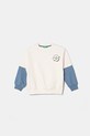 Dětská bavlněná mikina United Colors of Benetton 3UNIG10I5.P.Seasonal béžová SS25