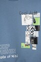 Мальчик Детская хлопковая кофта United Colors of Benetton 3UNIG10I5.P.Seasonal голубой