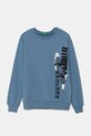 Dječja pamučna dukserica United Colors of Benetton pamuk plava 3UNIC10O3.G.Seasonal