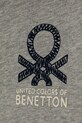 Fiú United Colors of Benetton gyerek melegítőfelső pamutból 3J70G503M.P.Seasonal szürke
