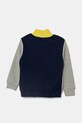 United Colors of Benetton gyerek melegítőfelső pamutból 3J70G503M.P.Seasonal sárga SS25
