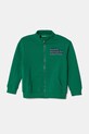 United Colors of Benetton hanorac de bumbac pentru copii print verde 3J70G503M.P.Seasonal
