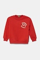 United Colors of Benetton hanorac de bumbac pentru copii print rosu 3UNIG10II.P.Seasonal