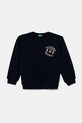 United Colors of Benetton hanorac de bumbac pentru copii print bleumarin 3UNIG10II.P.Seasonal